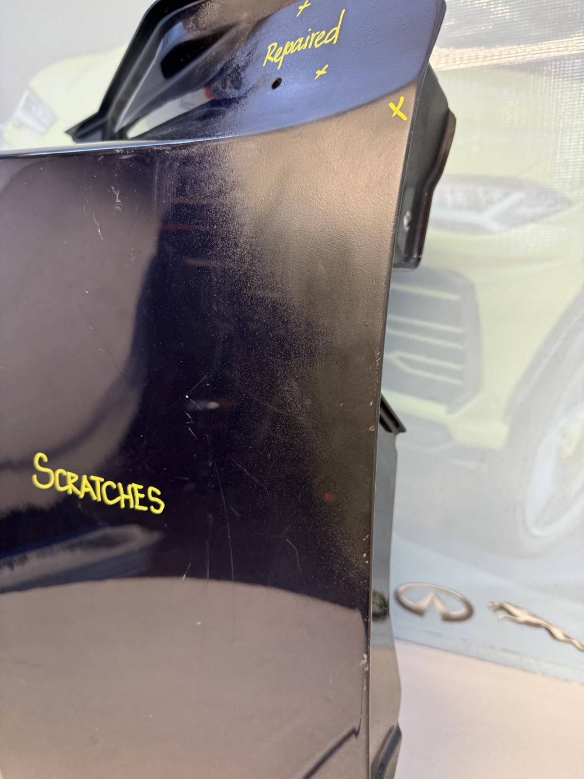 2017 2018 2019 2020 2021 2022 2023 ASTON MARTIN LEFT SIDE FENDER OEM USED