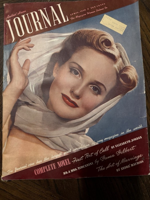LADIES HOME JOURNAL MAGAZINE-APRIL 1940-FIRST PORT OF CALL-THE ART OF MARRIAGE