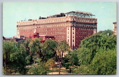 MA, Worcester, Hotel Bancroft, Vintage Postcard