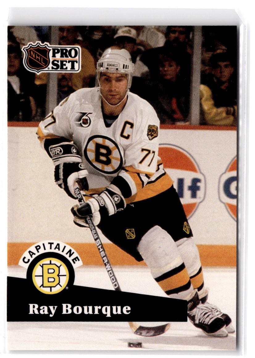 1991-92 Pro Set French Ray Bourque #567 Boston Bruins