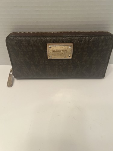 Michael Kors Brown & Gold wallet - Picture 1 of 10