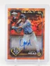 CURTIS MEAD 2024 TOPPS CHROME SAPPHIRE ORANGE ROOKIE AUTO /25  Q4105