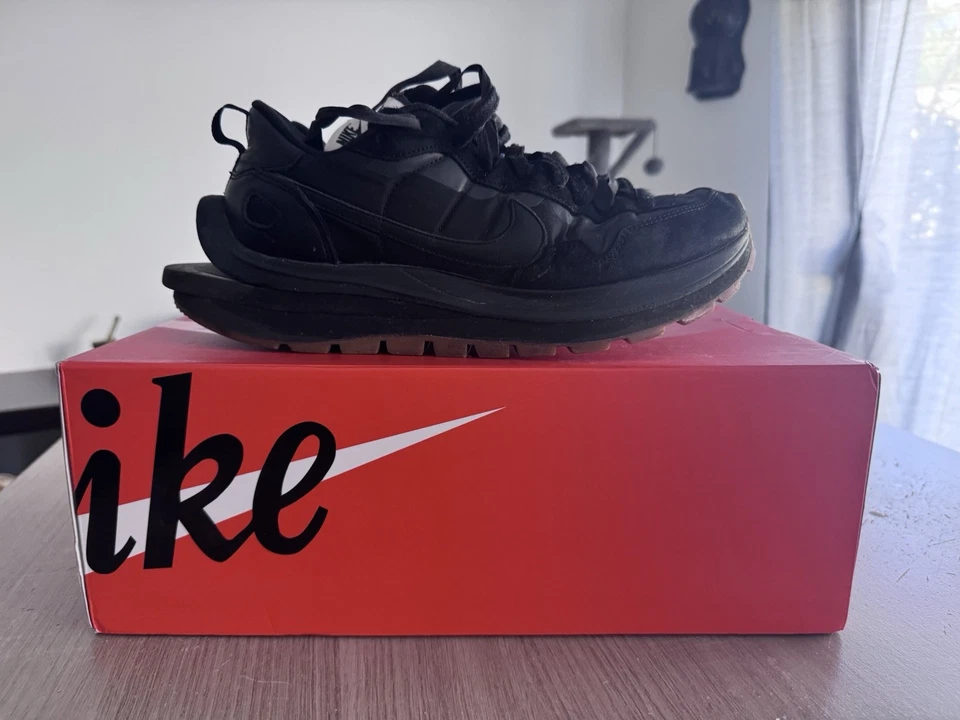 Nike Vaporwaffle Sacai Noir - Photo 3/4