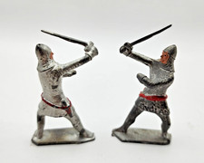 Vintage Johillco or Brit Lead Knights Figures Made in England
