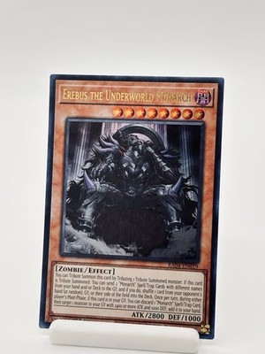 Yu-Gi-Oh! Erebus The Underworld Monarch RA04-EN019 Ultra Rare 1st Edition