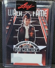 MARGARET O'BRIEN 2023 Leaf Pop Century Walk of Fame Crystal Red  Proof 1/1 