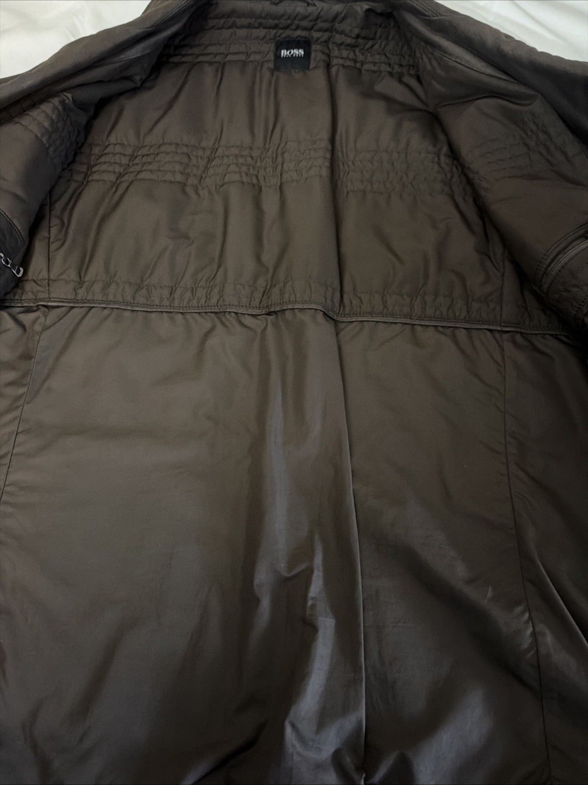 Hugo Boss Oily Nubuk Leather Jacket 42R thumbnail 4