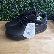 New Crocs At Work Bistro Pro LiteRide Triple Black Work Clogs - Men's 12