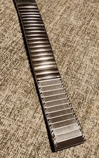 1960's NOS Unused JB Champion 17.5mm Stainless Center Expansion Mens Watch Band