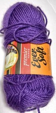 Premier YARNS EVER SOFT. 1partial Pk. PURPLE. I combine shipping, see detail