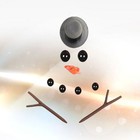  2 Set Snowman Making Kit for Kids Mini Figurines Winter Accessories