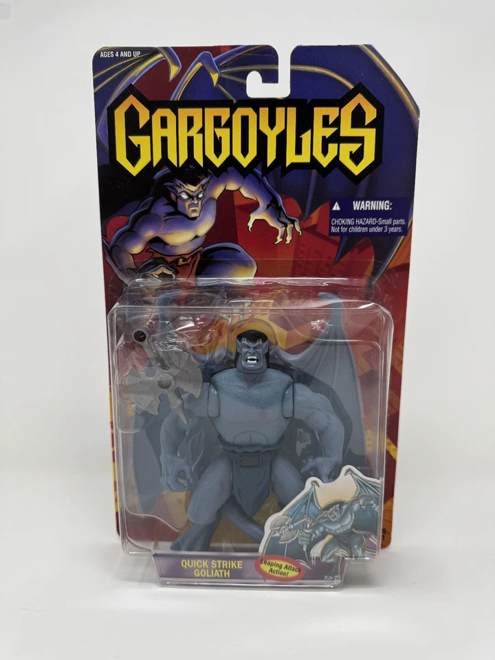 Boneco de ação Disney Gárgulas QUICK STRIKE GOLIATH 1995 Kenner MOC novo lacrado - Imagem 2 de 4