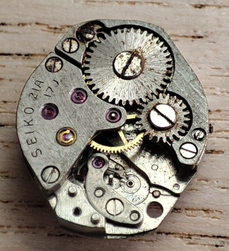 Mouvement Mécanique Automatique Seiko 6119C D'occasion - 21 Rubis - Pièces D'origine Japon