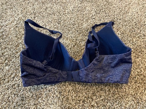 Victoria's Secret Azul Uplift Semi Demi Camiseta Sujetador con Aros Talla 32D - 006 - Imagen 2 de 6