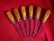 Grace USA MS-6  6pc Micro Screwdriver Set  3 Flat 3 Phillips MADE IN USA