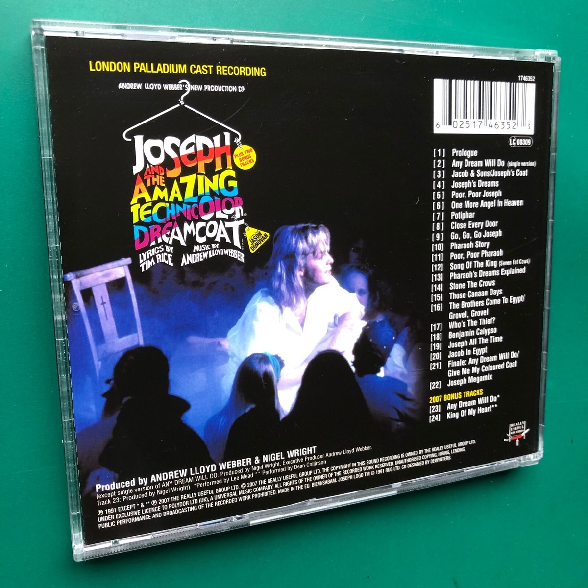 JOSEPH & The AMAZING TECHNICOLOR DREAMCOAT CD Jason Donovan