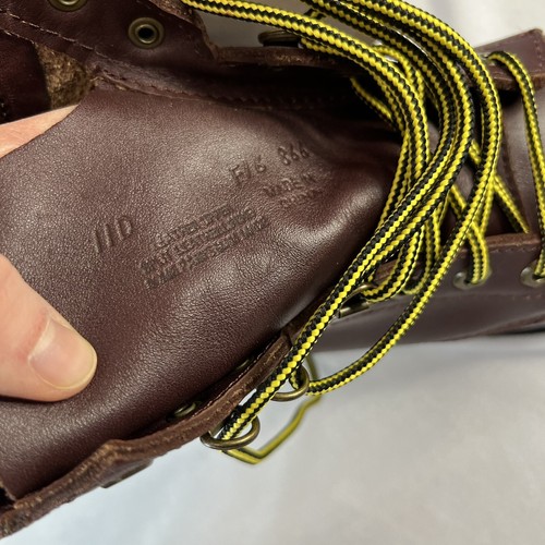 Work America Mens Moc Toe Brown Boots Size 11D - Picture 9 of 10