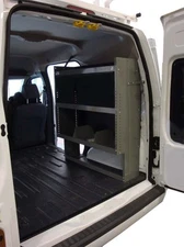 Van Shelving Storage Unit - Space Saver Full Size Ford, GMC, Chevy 45Lx44Hx13D