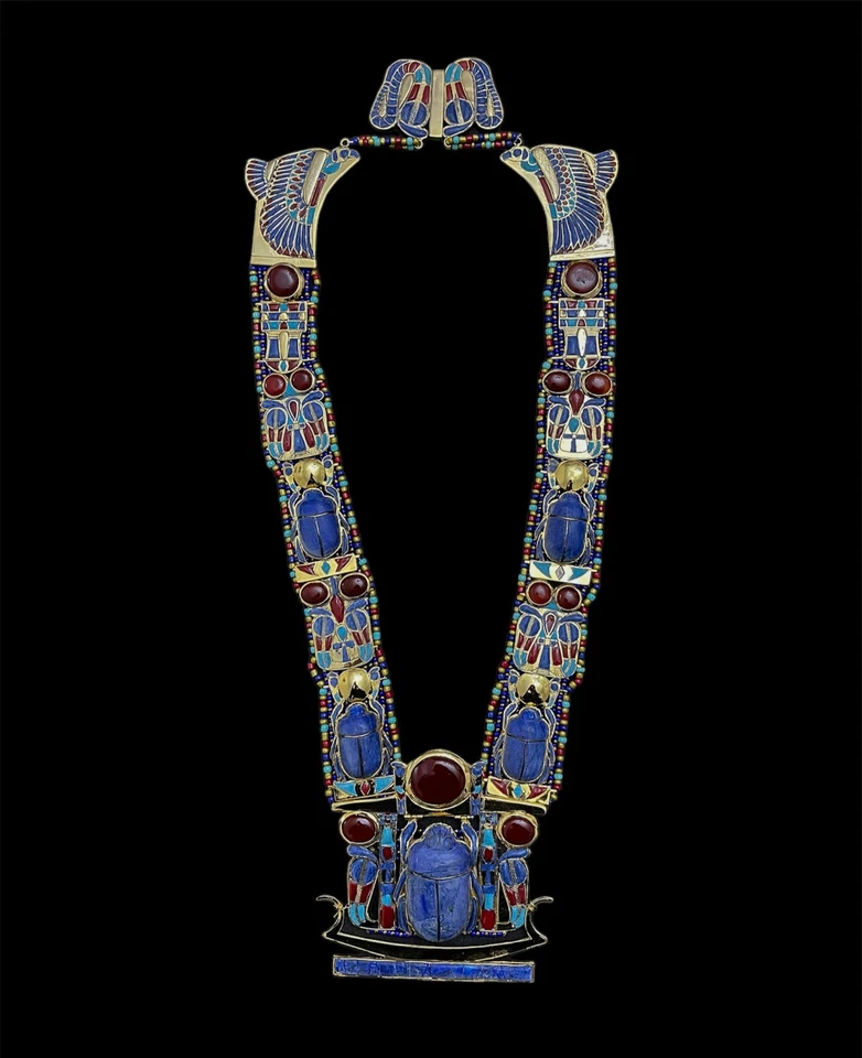 King Tutankhamun Scarab Necklace, Pectoral for King Tutankhamun - Image 3 of 4
