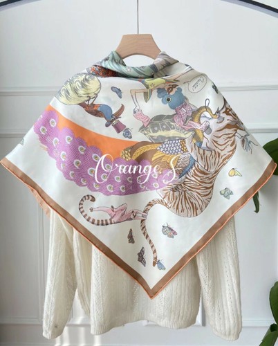 Sally 14 ~ 18 Momme Twill Seide Halstuch Schal Stola Bandana Zirkus Hijab Kerchief 35" - Bild 39 von 47