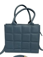 Borse in Pelle Made in Italy Quilted Pebbled Leather Purse Handbag Crossbody