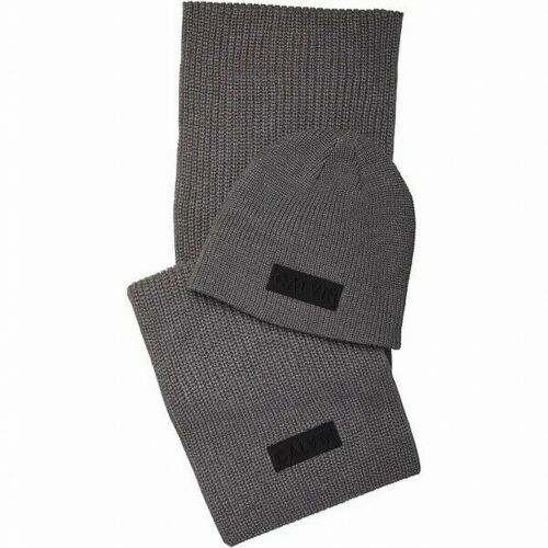 Calvin Klein Light Gray Knit Hat And Scarf Set NEW! LX000014_032_main main image 2