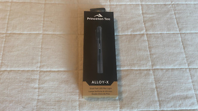 Princeton Tec Alloy-X Pen Light Black Dual Fuel AAA or rechargeable, Brand new