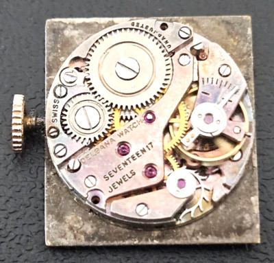 DELBANA ORLOFF 17J SWISS WATCH MOVEMENT (BALANCE RUNS WITH ROTATION)  LOT.225