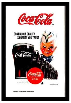 Coca Cola Boy Spiegel Mirror Wandspiegel ,Bar,Partykeller,Kneipe,30cm - Bild 1 von 2