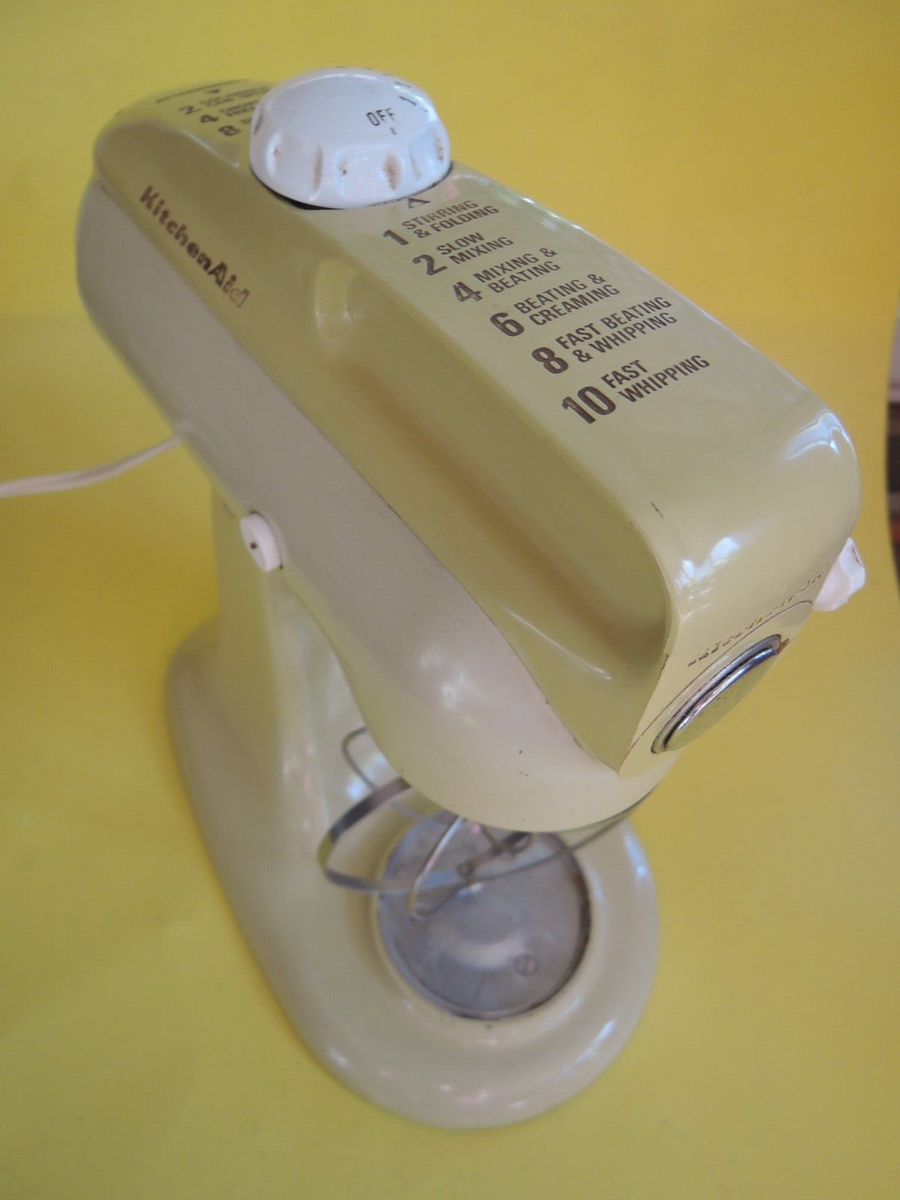 Vintage KITCHEN AID Model 4C Green Stand Mixer with Beater no Bowl