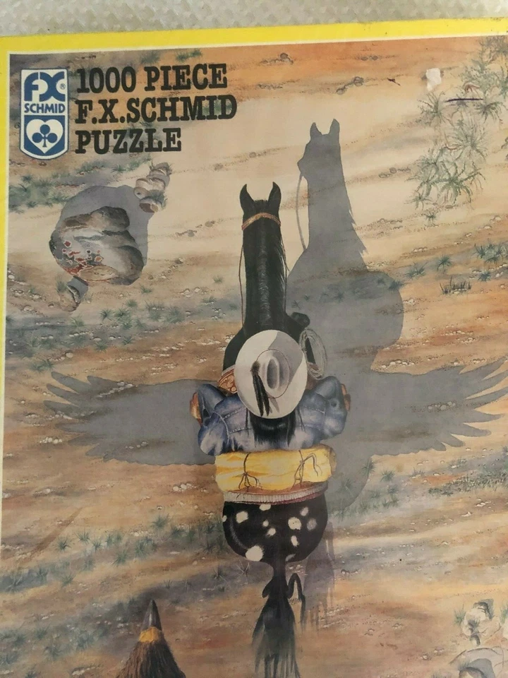 Feels Like Freedom F.X. Schmid 1000 piezas Puzzle 90029 Caballo Halcón Postre 90029 Foto 3 de 4