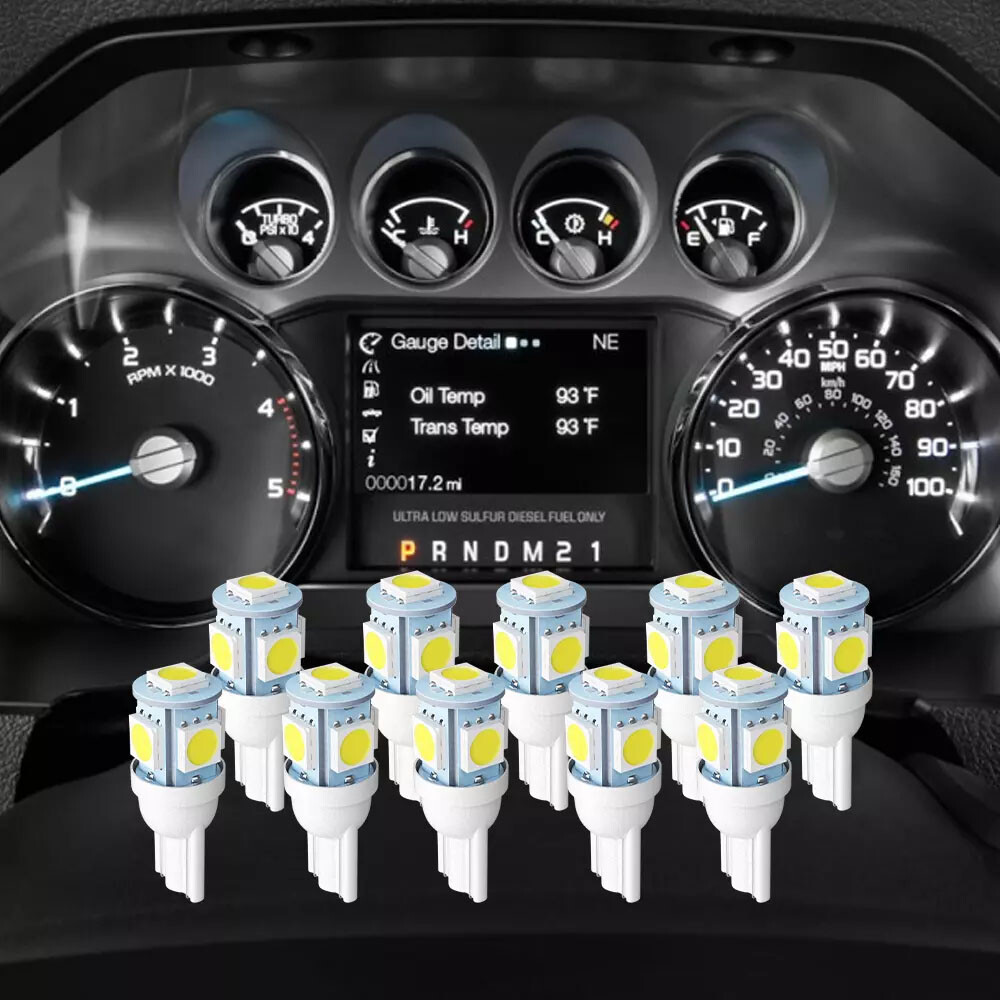 White SMD LED Gauge Cluster Light Kit for 70-81 Chevy Camaro