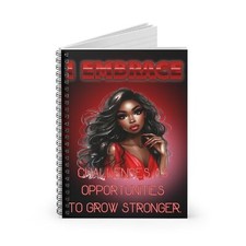 Spiral Notebook - Ruled Line- I EMBRACE