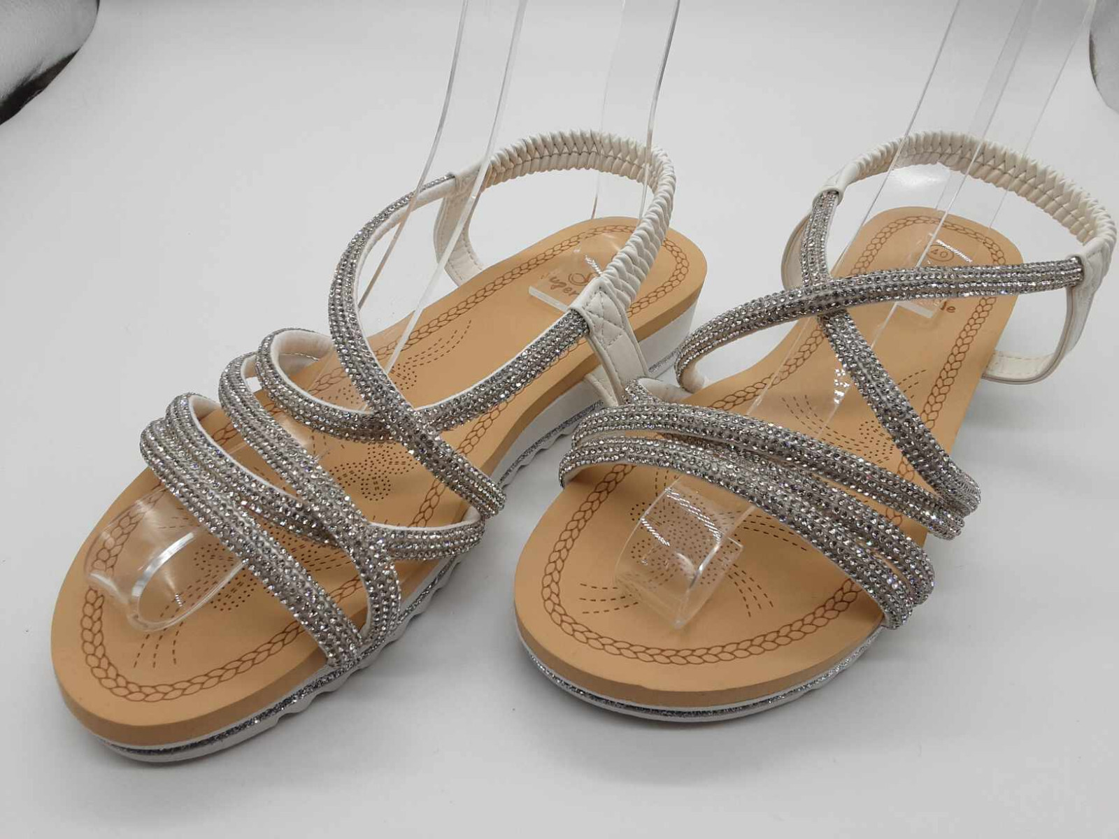 Personalisierte Foto-Sandalen Für Strand & Urlaub - Flache Sandalen, Größe 37, PP-Material
