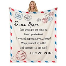 Mom Birthday Gifts for Mom Women Valentines Day Gifts for Mom Blanket from Da...