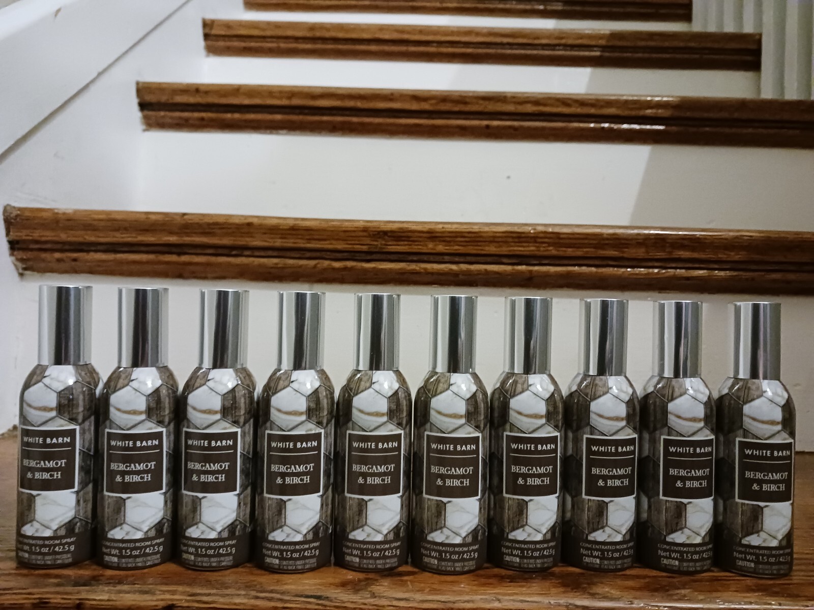 BATH AND BODY WORKS WHITE BARN BERGAMOT AND BIRCH ROOM SPRAY LOT OF 10 NEW eBay