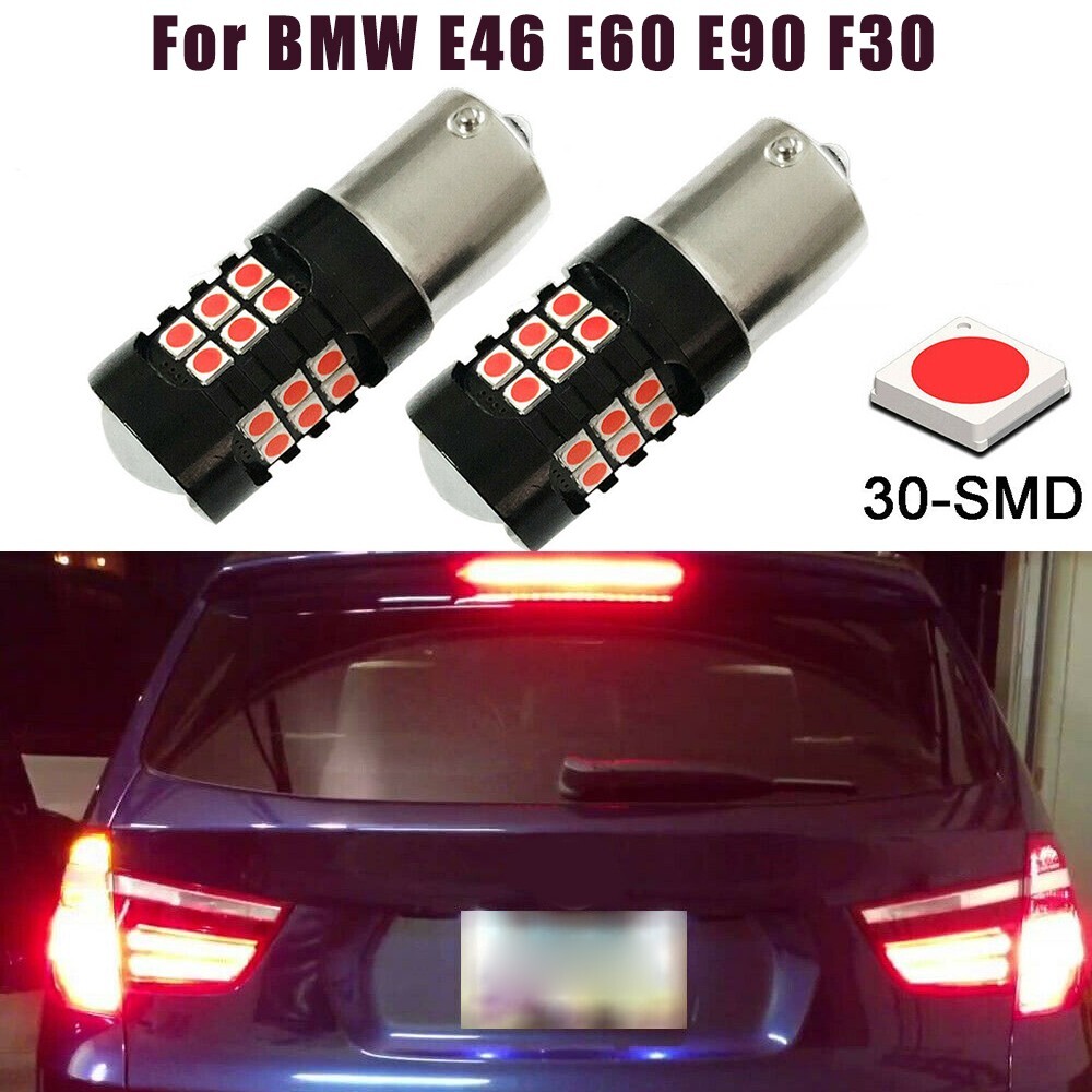 Ultra Bright and Durable Red LED Brake Tail Light Bulb For BMW E46 E60 ...