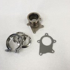 2.5 V-band Flange Adapter To T3t4 5-bolt Turbo Charger Adapterclampgasket