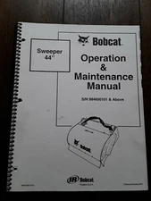 Bobcat Sweeper 44" S/N 984600101 Operation & Maintenance Manual