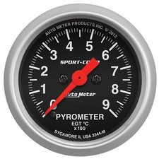 Auto Meter Sport-comp 2 Gauge Egt 0-900c 0-1600f Kit Exhaust Gas Temperature