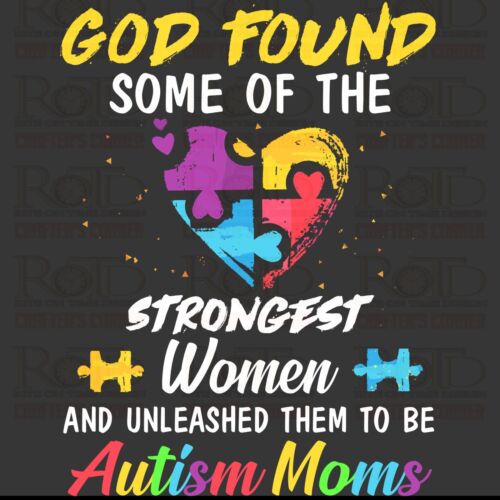 Autism Mom DTF Transfer, Iron On, Autism Awareness - Picture 1 of 1