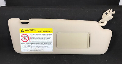 02-08 AUDI A4  SUN VISOR RIGHT PASSENGER TAN 8E0857552 OEM EXCELLENT