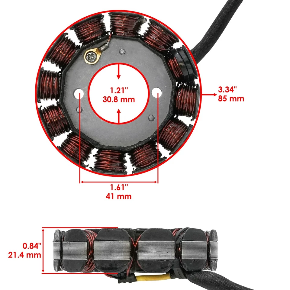 Estator para Yamaha WR450F WR 450F WR 450 F 2007 2008 2009 2010 2011 Foto 2 de 4