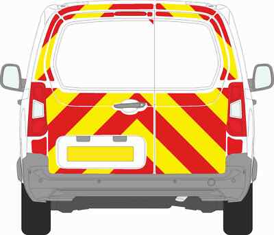 VAUXHALL COMBO 2018+ 3/4 CHEVRON KIT PRISMATIC CHAPTER 8 REFLECTIVE
