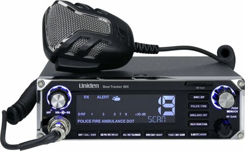 Uniden BearTracker 885 Hybrid CB Radio Digital Police Scanner w/GPS & Antenna - Picture 1 of 4