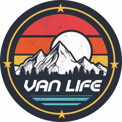 ADESIVO VAN LIFE Is Not A Crime Camper Van, Camper Caravan - Foto 8