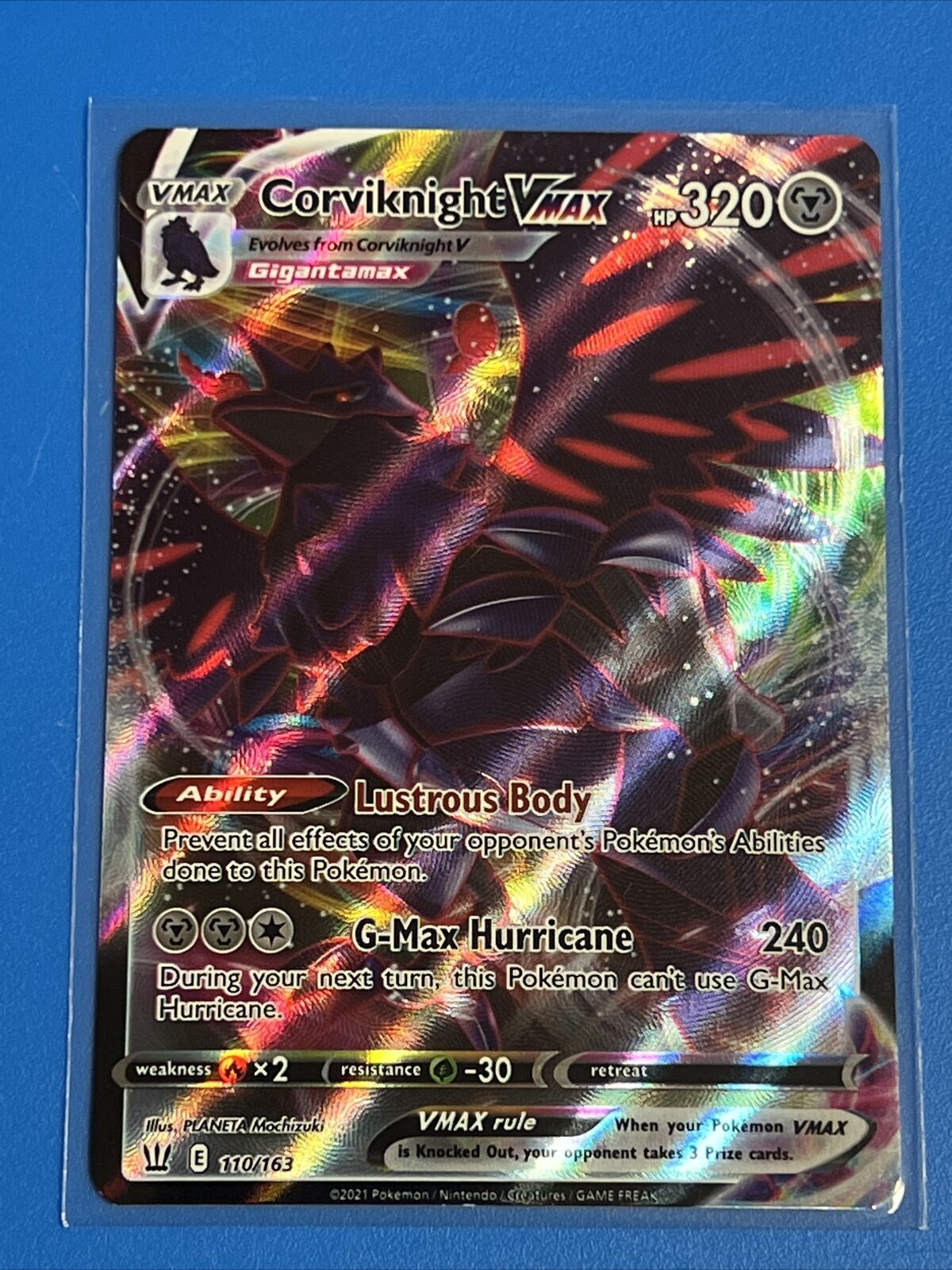 CORVIKNIGHT VMAX 2021 Pokemon Sword & Shield 110 Battle Styles FA CGC 9  MINT