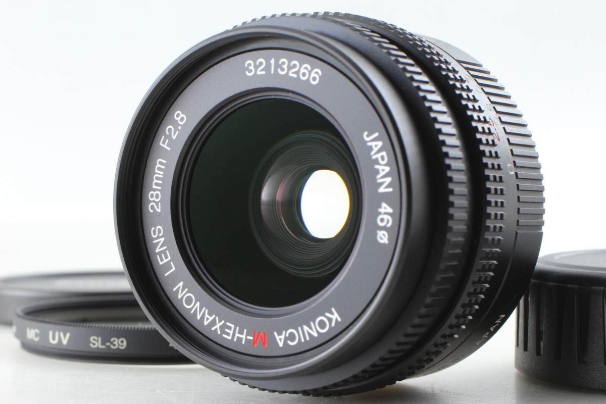MINT 】 Konica M Hexanon 28mm f/2.8 Lens For Leica M Mount