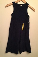 NEW ZARA Girls Collection One Piece Navy Blue Jumpsuit Culottes Romper Size 5