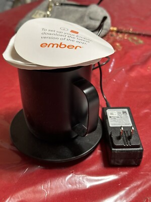 Black Ember Mug And Charging Coaster